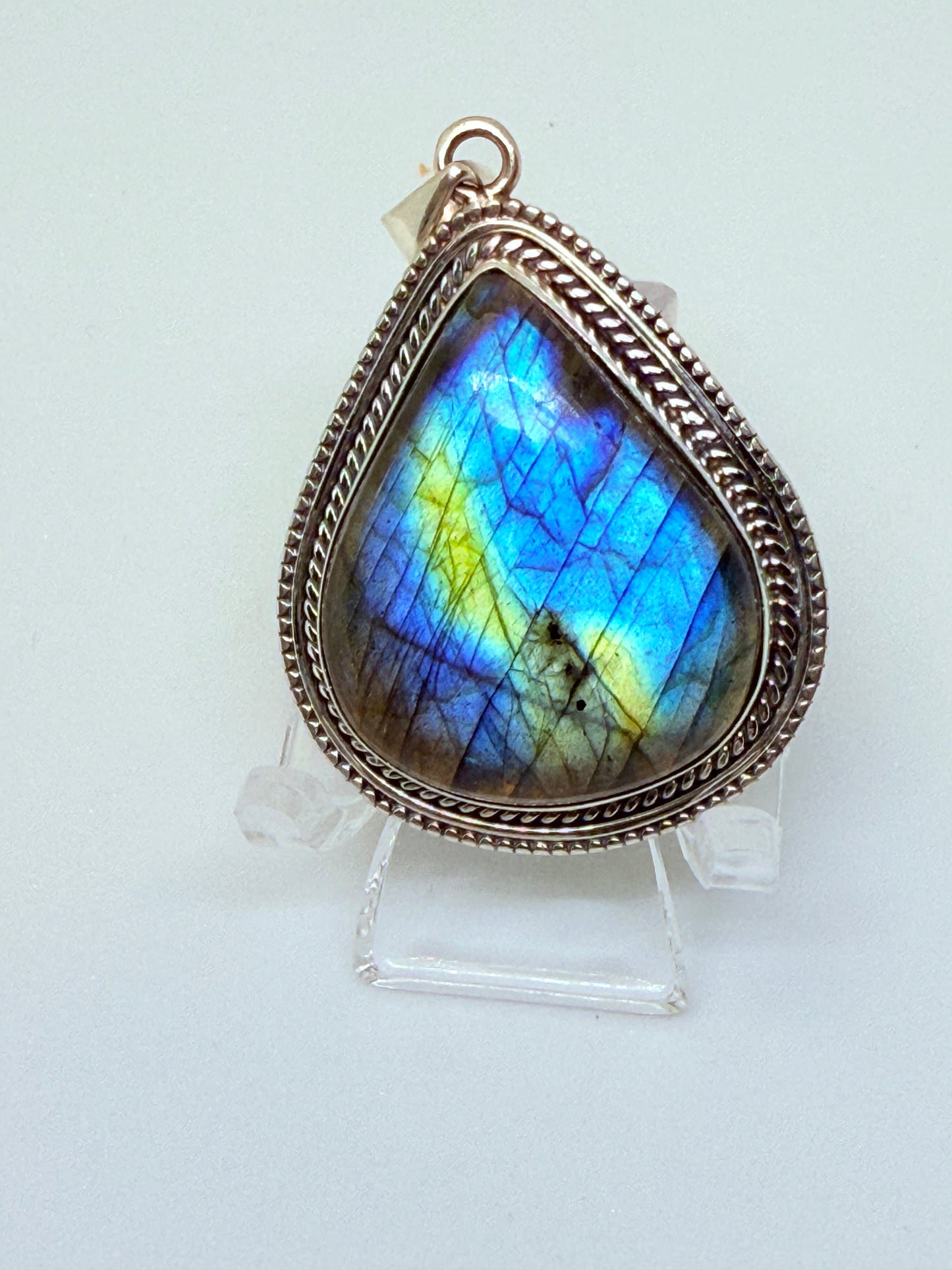 Pendente in argento 925 con labradorite