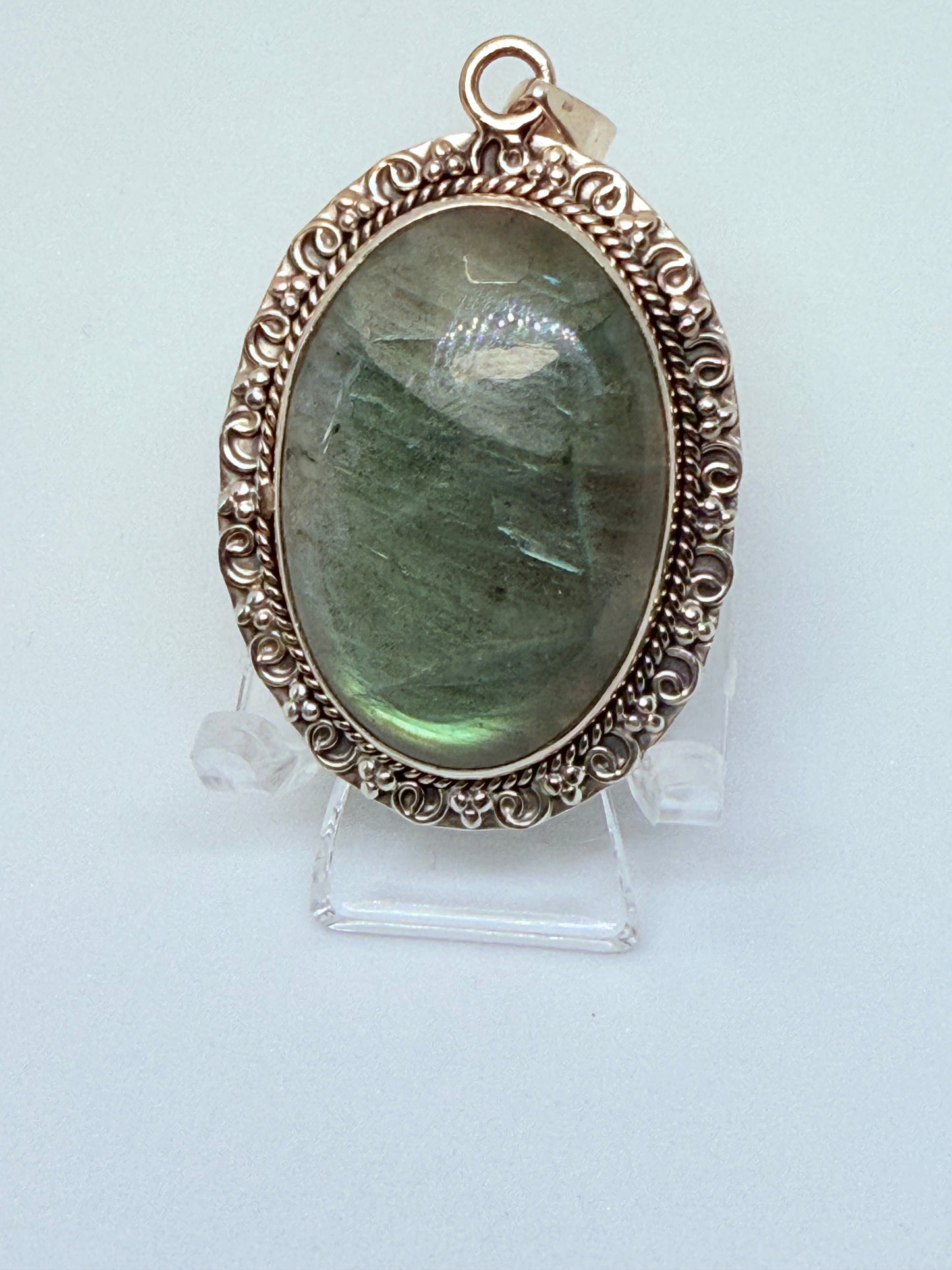 Pendente in argento 925 con labradorite