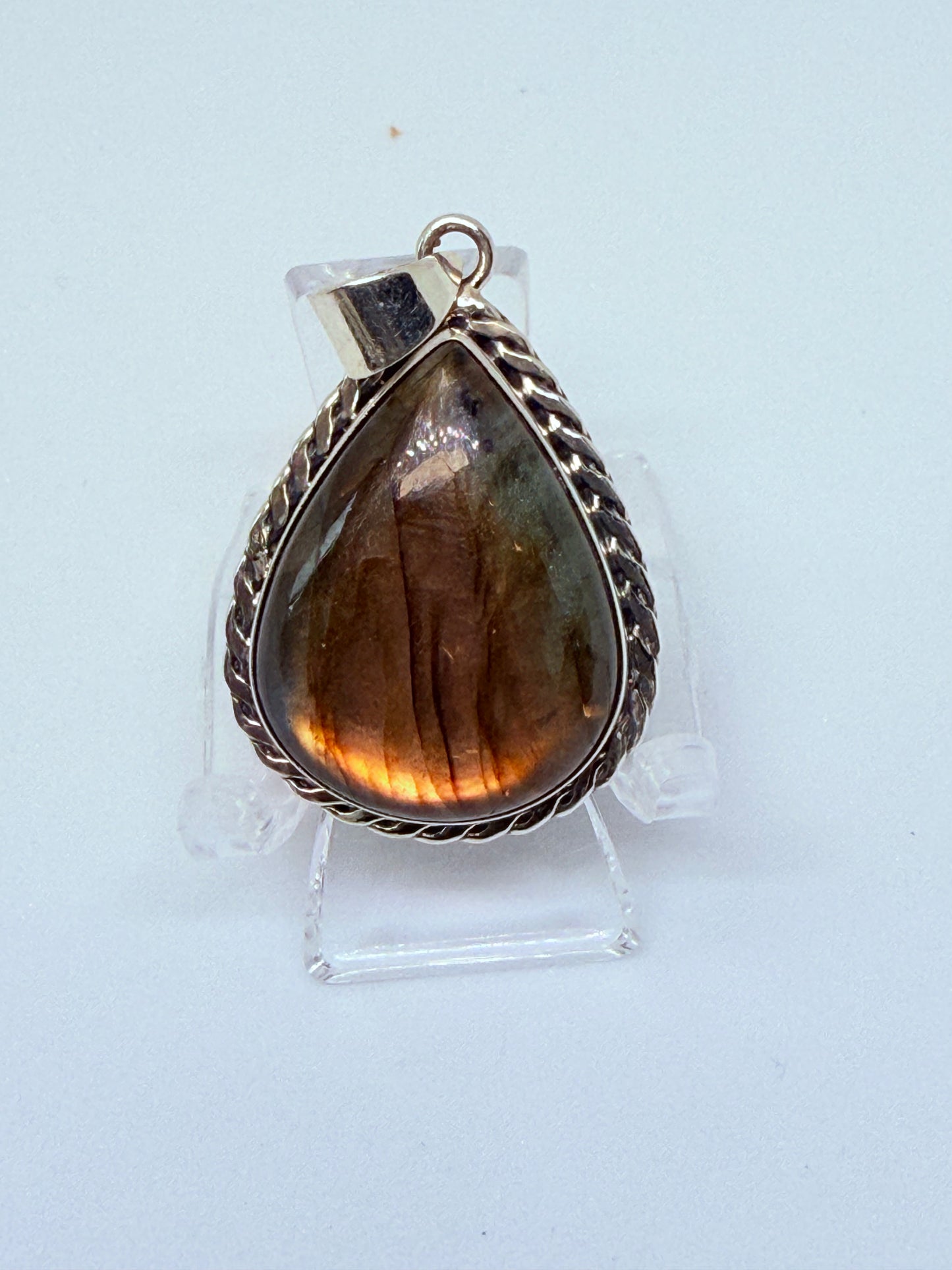 Pendente in argento 925 con labradorite