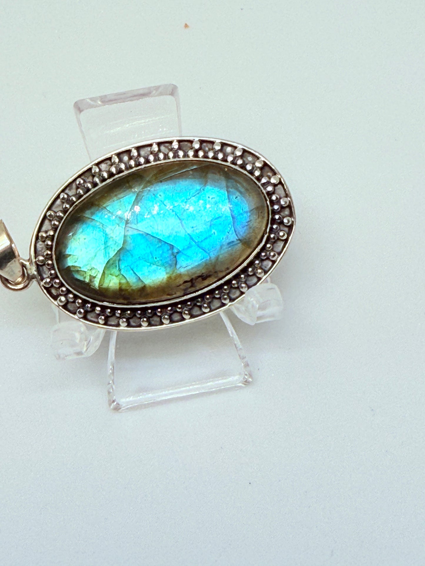 Pendente in argento 925 con labradorite