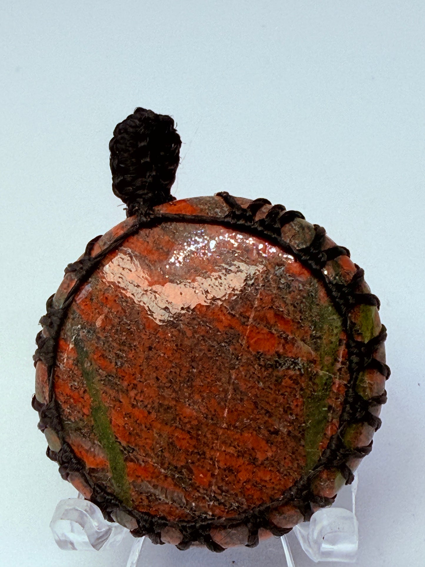 Pendente con diaspro sangue di drago