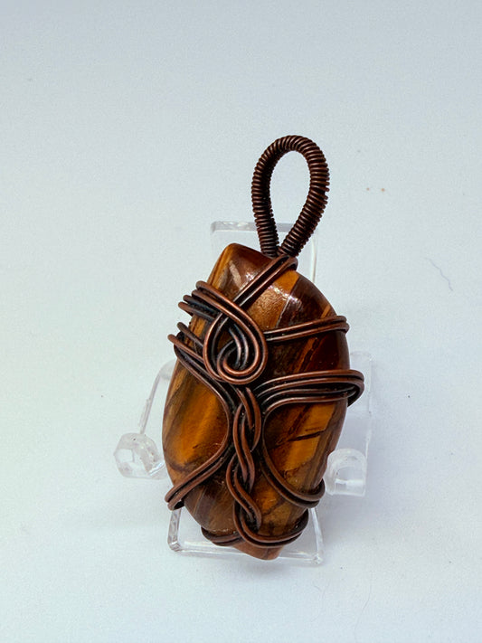 Pendente con occhio di tigre