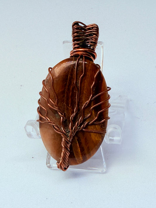 Pendente con occhio di tigre