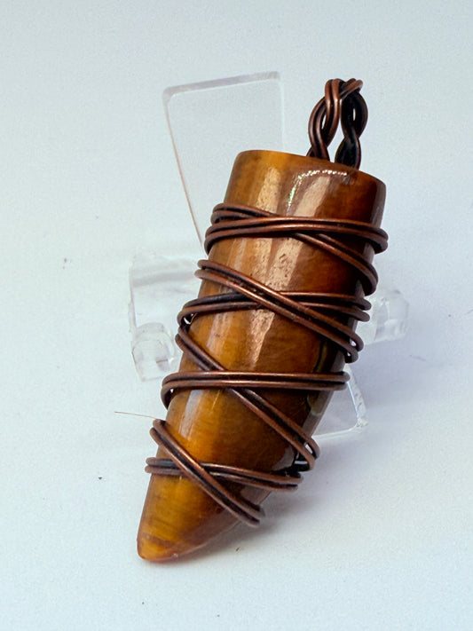 Pendente con occhio di tigre