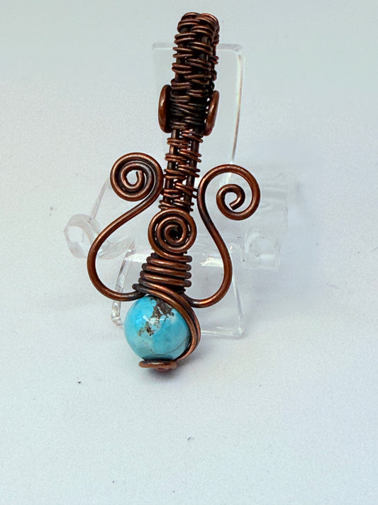 Pendente con turchese