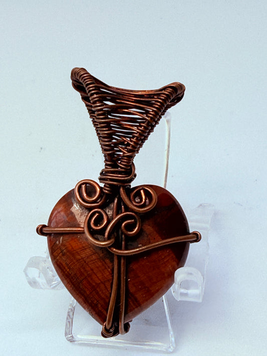 Pendente con occhio di tigre