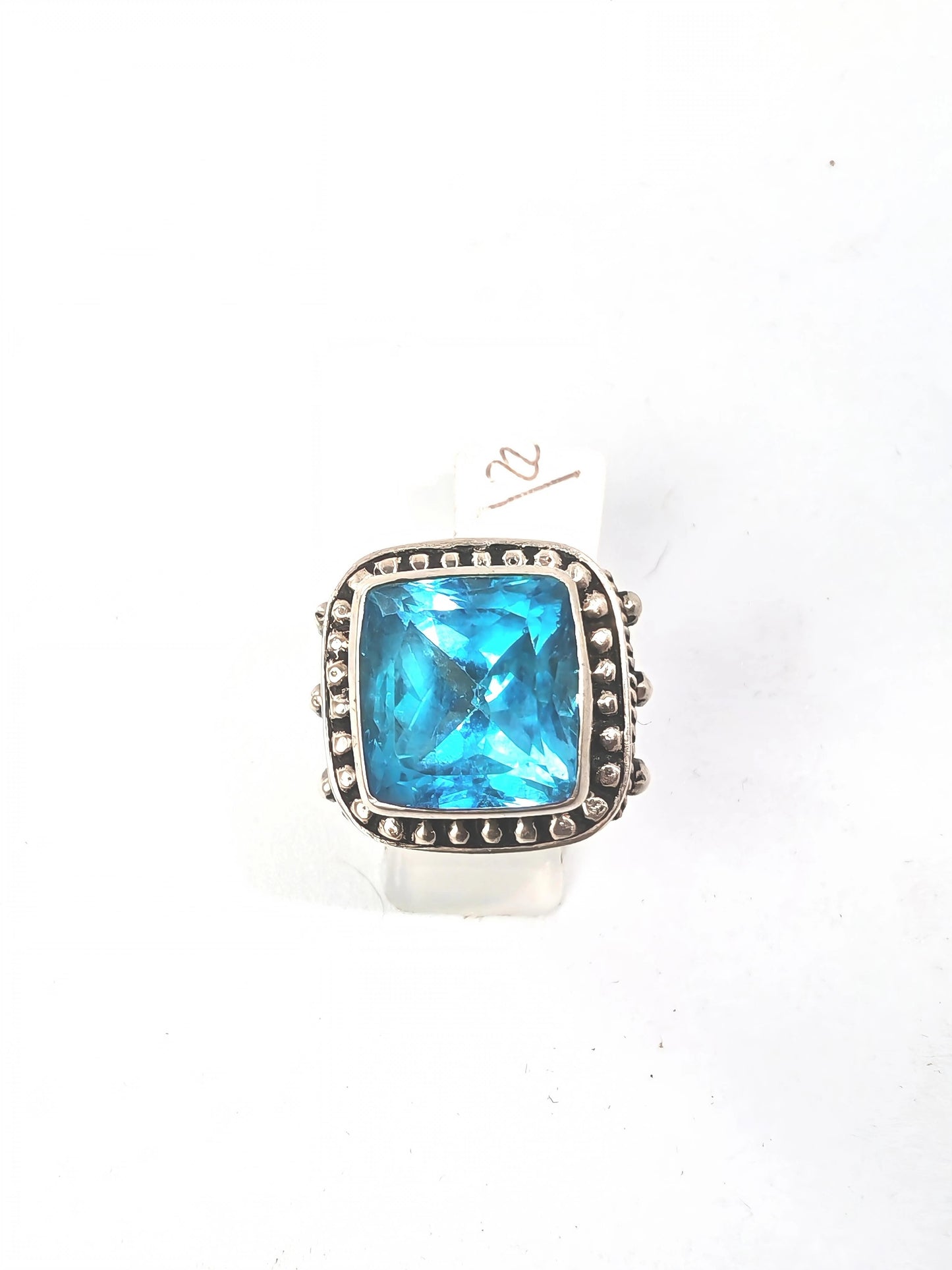 Anello in argento 925 con topazio