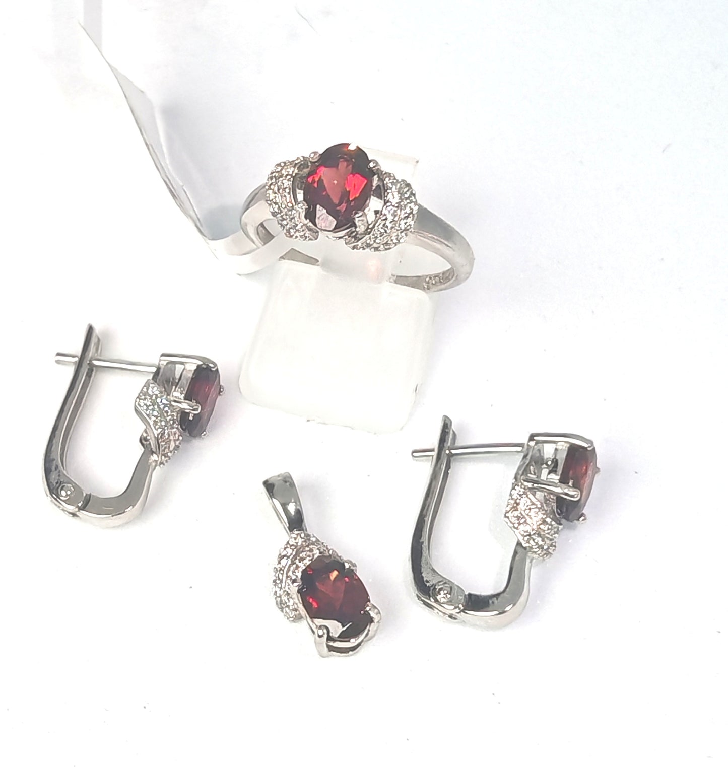 Set gioielli granato