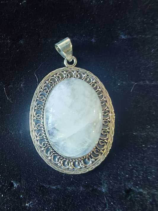 Ciondolo in argento 925 con  pietra di luna